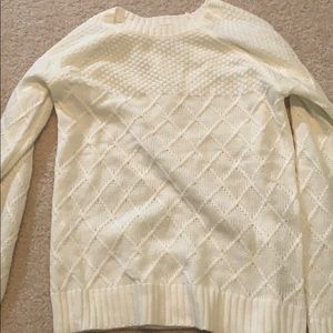 Cream sweater